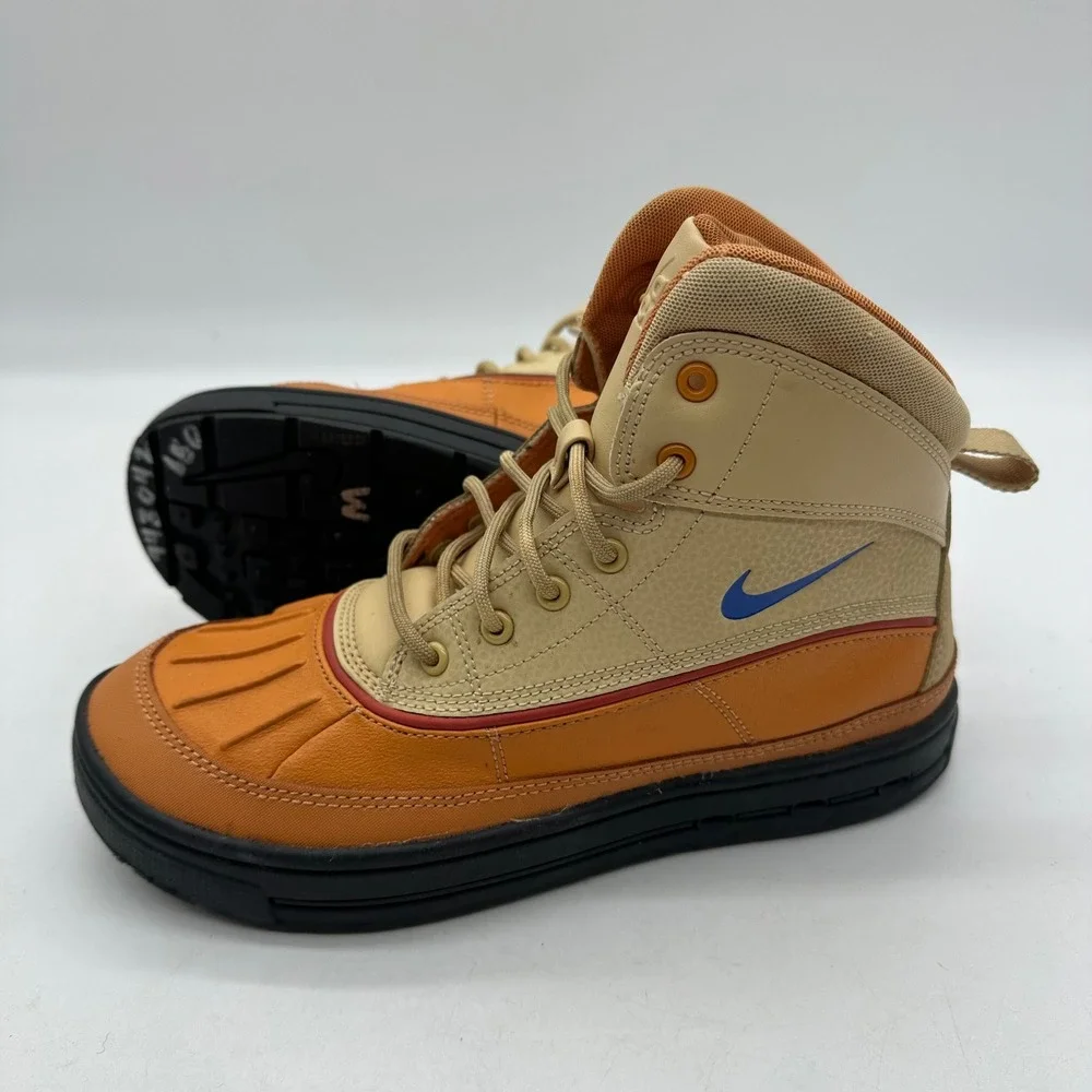Nike 524872-201 Youth Size 5Y Wheat Orange Woodside 2 High ACG Boots Duck Boot